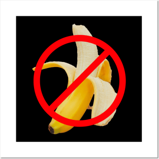 Banana-free zone Posters and Art